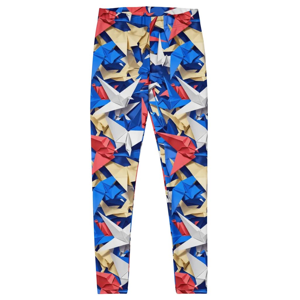 Crane Carnival on Leggings — Front