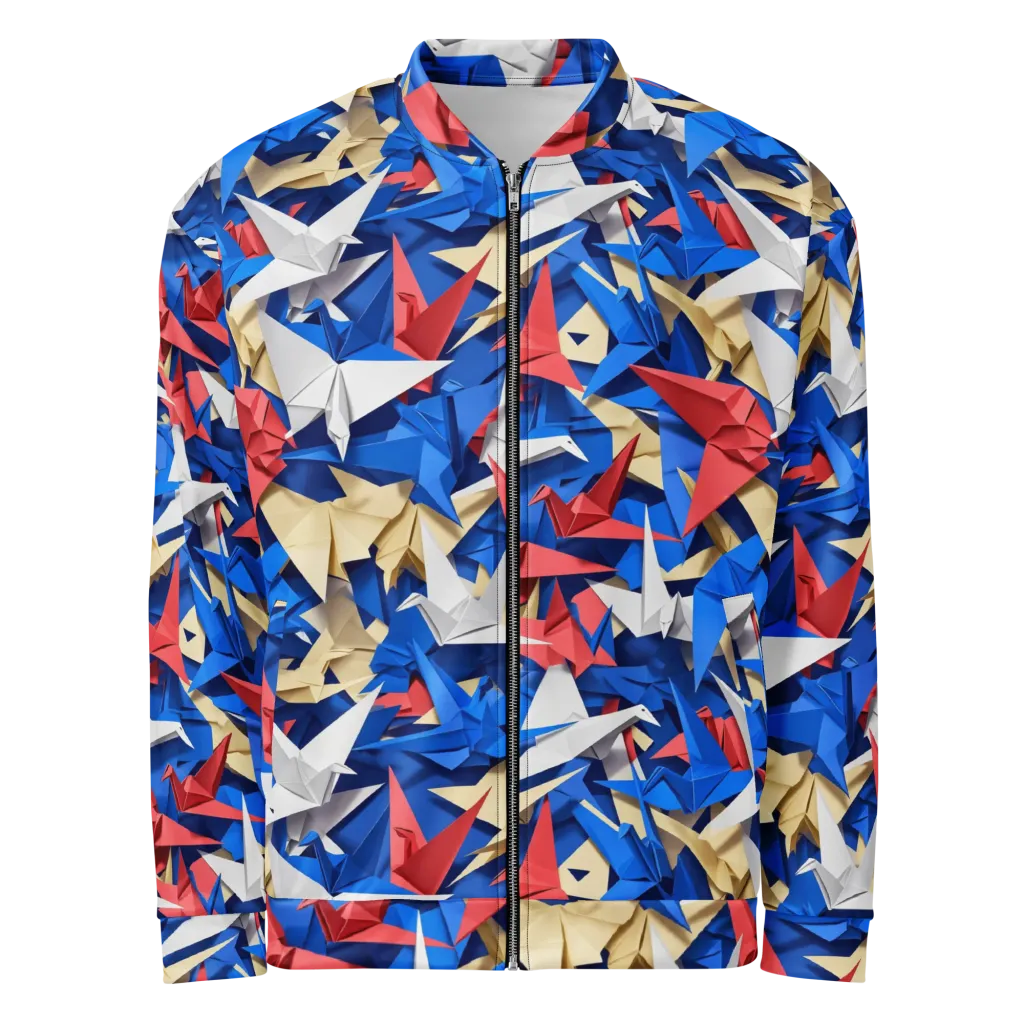 Crane Carnival on Bomber Jacket — Front