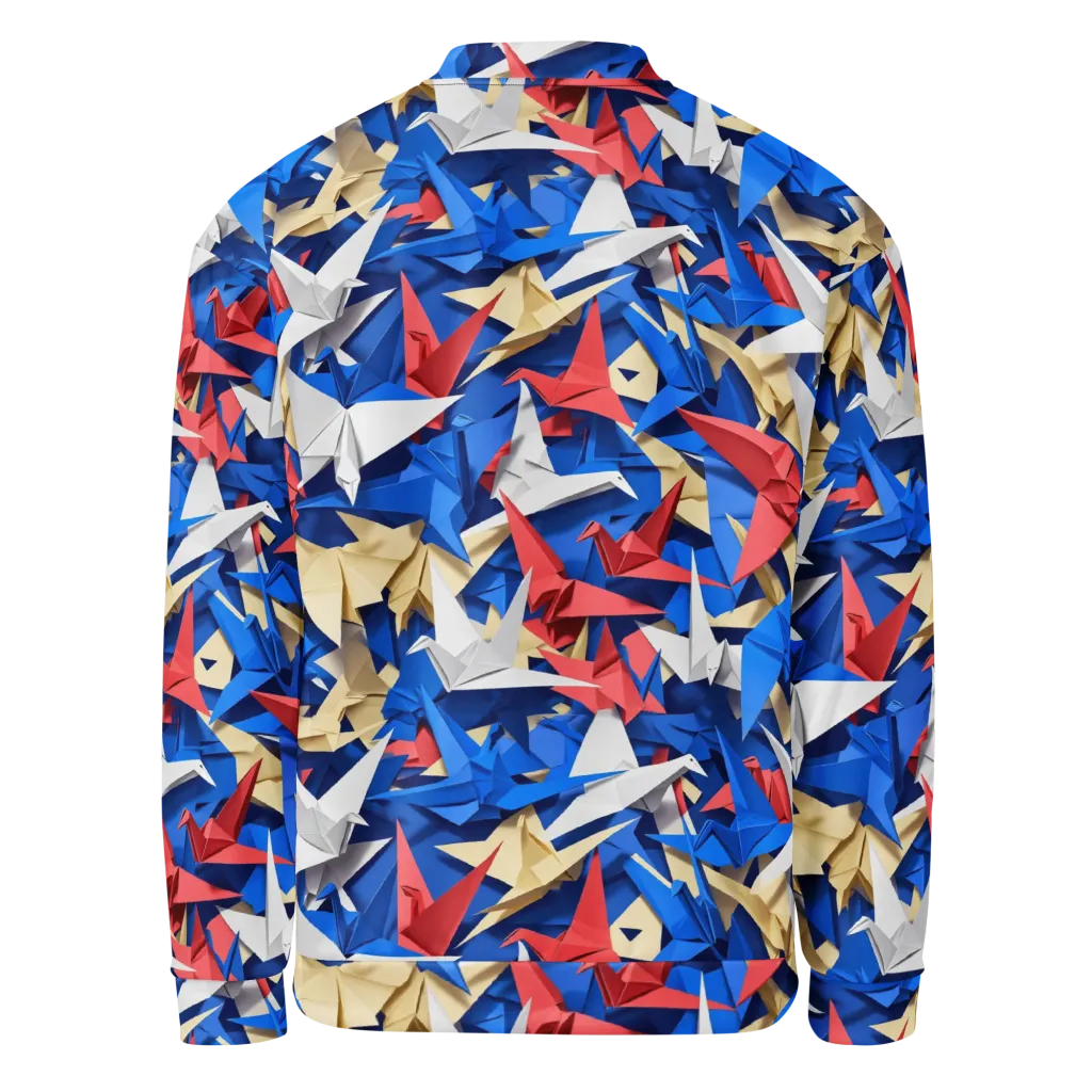Crane Carnival on Bomber Jacket — Back