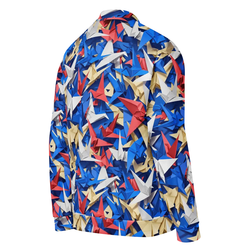 Crane Carnival on Bomber Jacket — Right Back