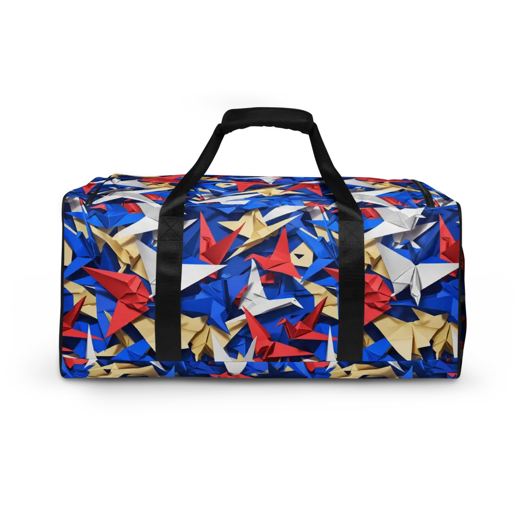 Crane Carnival on Duffle Bag — Back