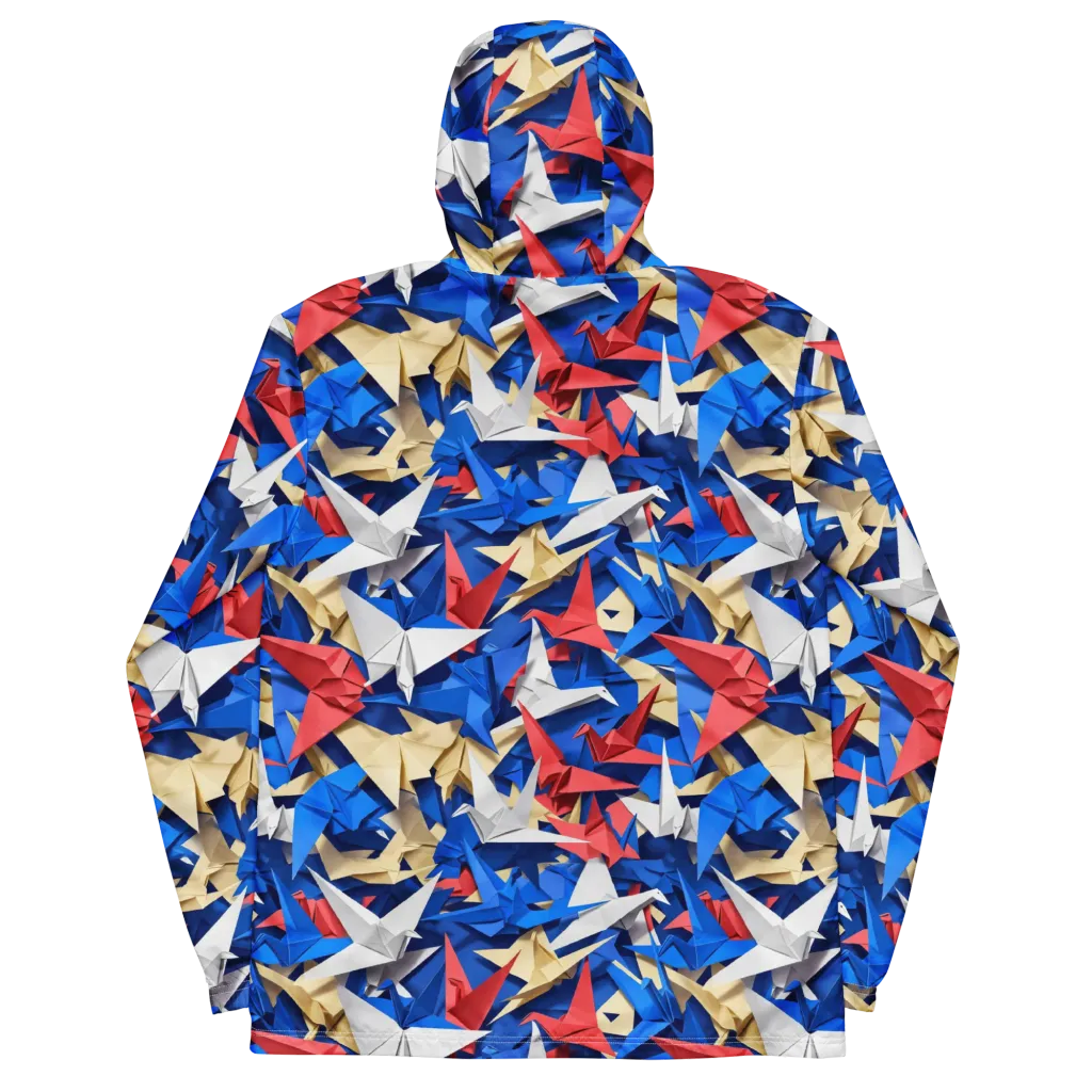 Crane Carnival on Men's Windbreaker — Back