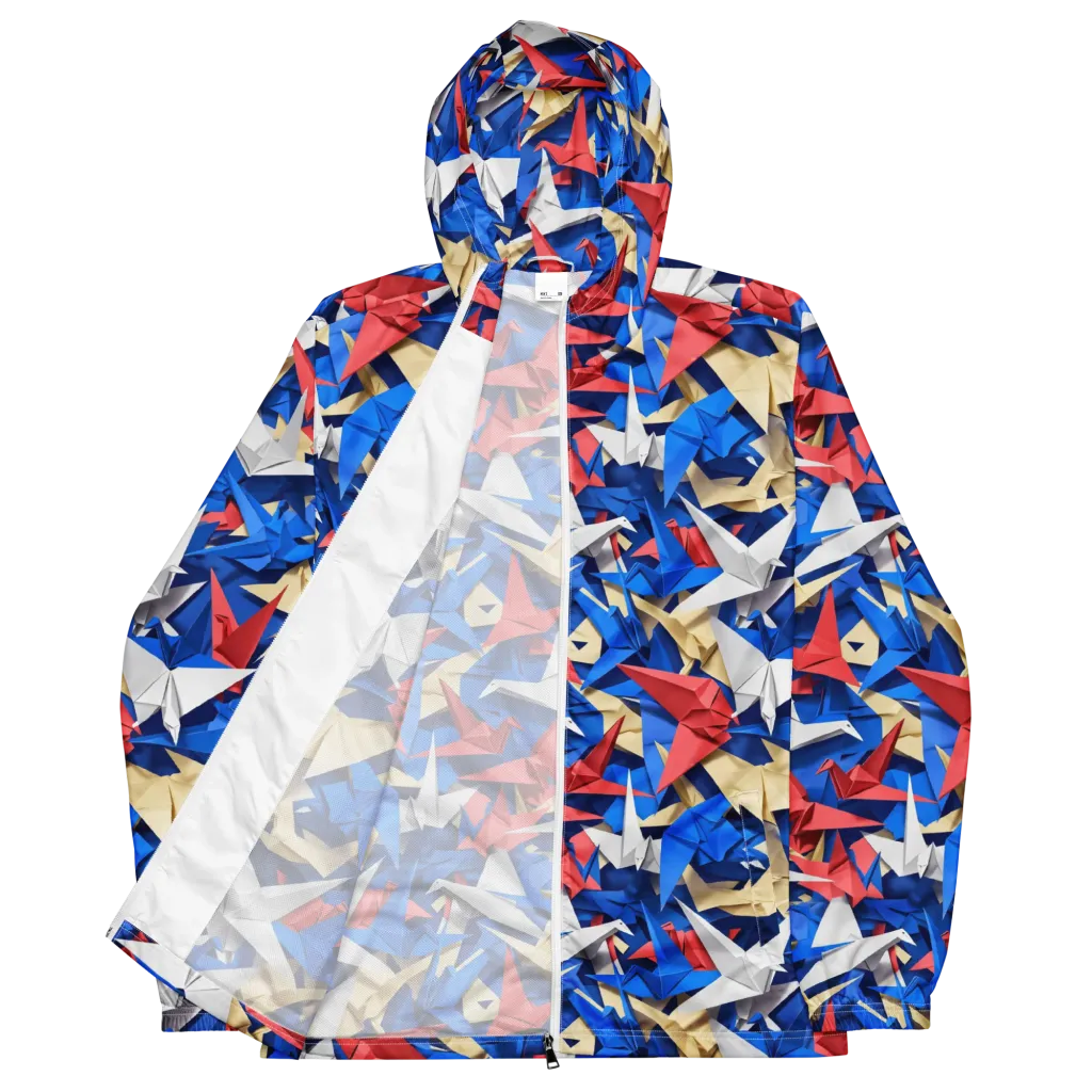 Crane Carnival on Men's Windbreaker — Front
