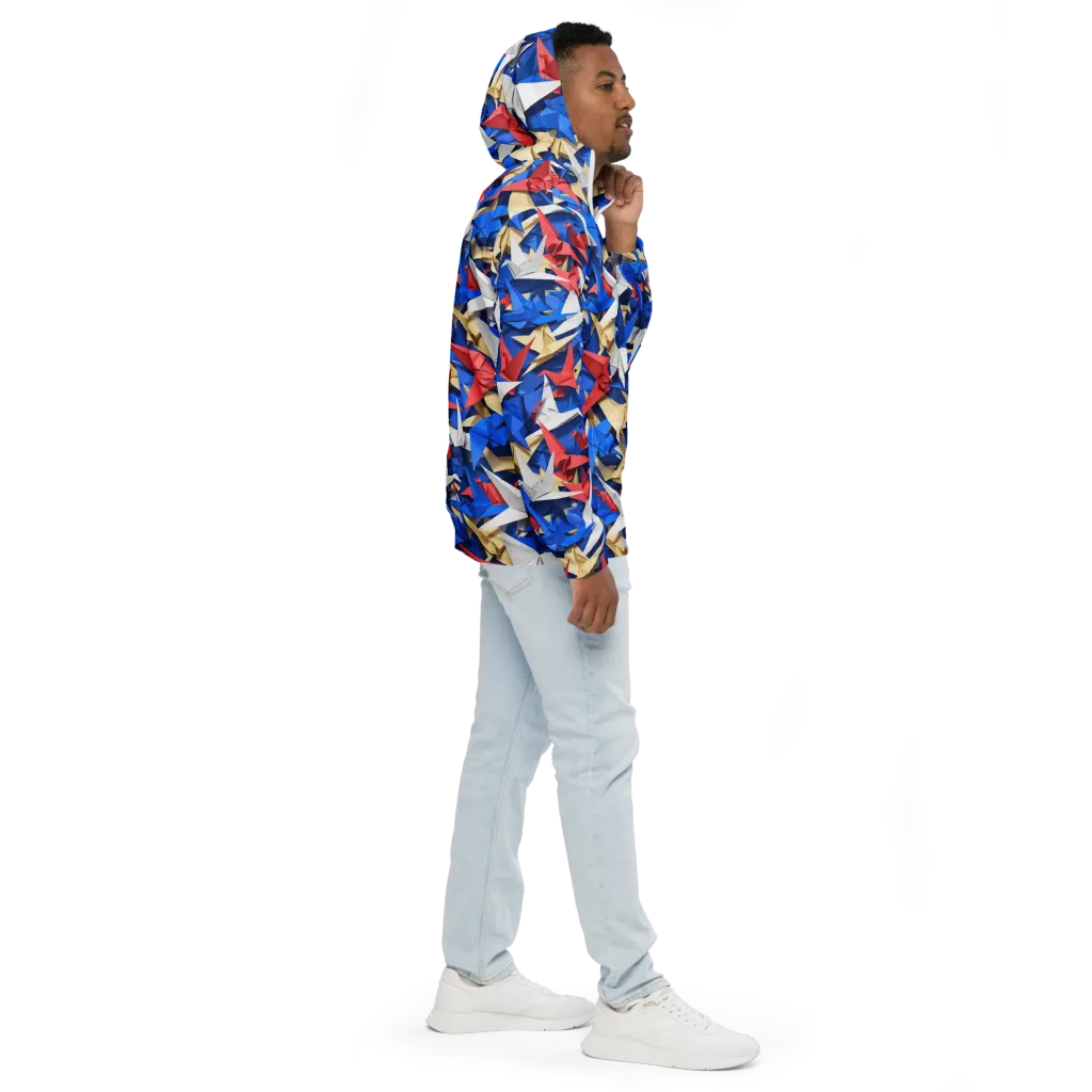 Crane Carnival on Men's Windbreaker — Right