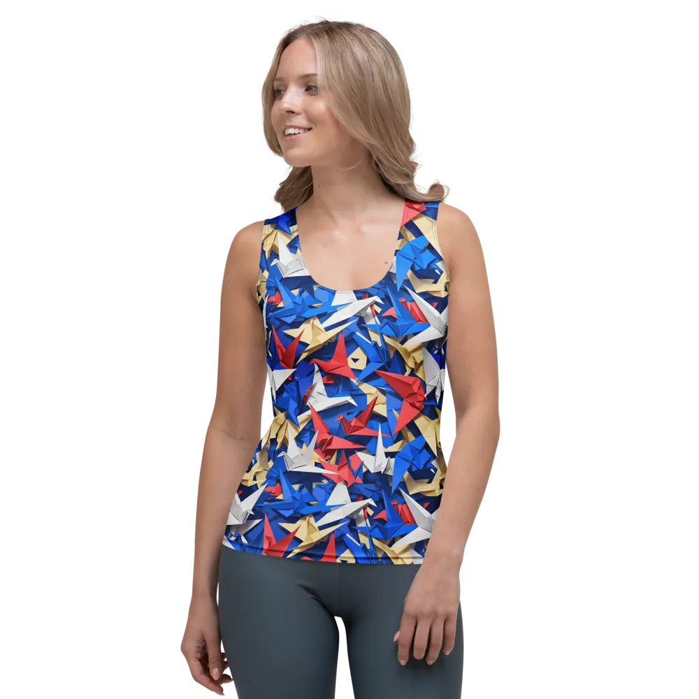 Crane Carnival on Women's Tank Top — Front