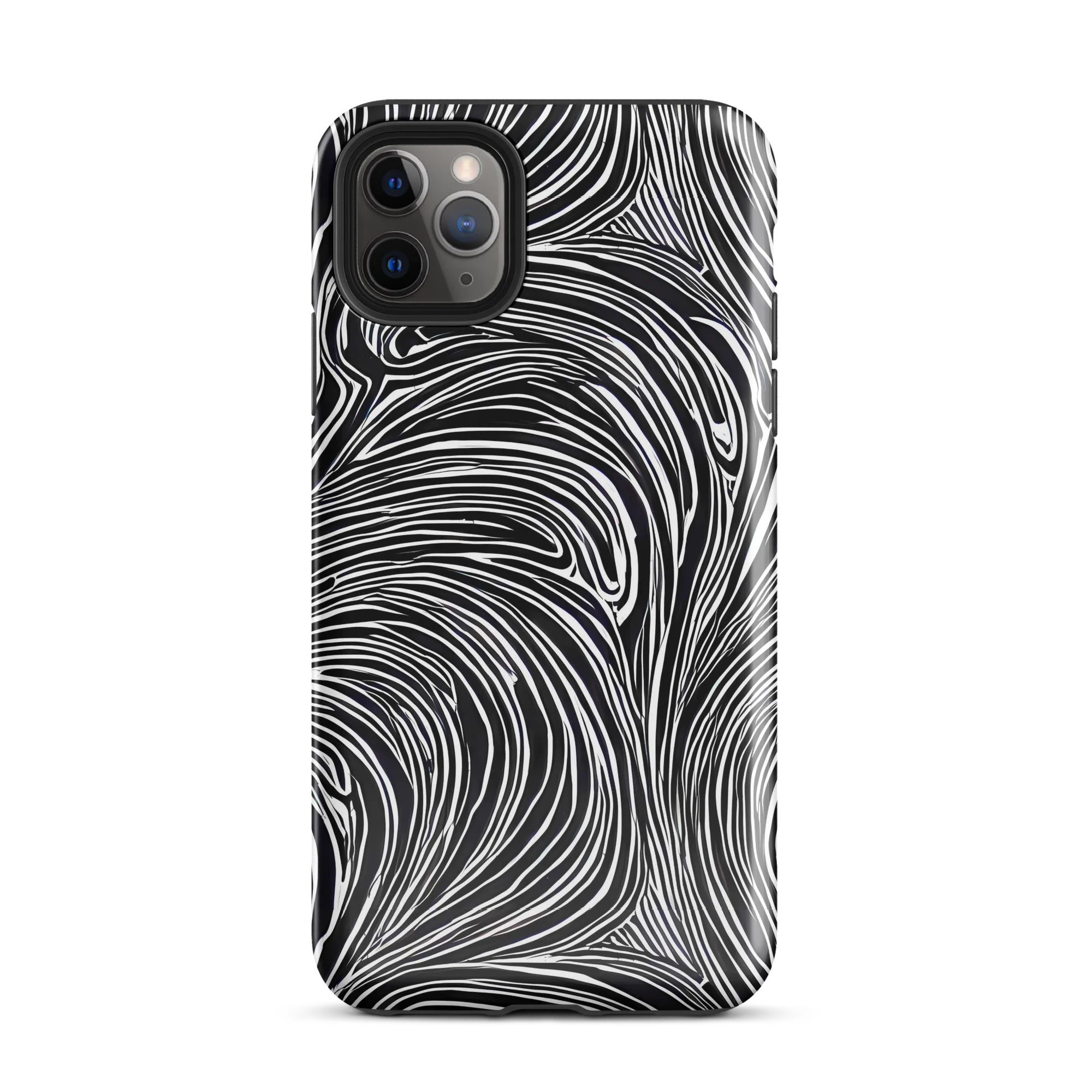 Zebra Vortex on Tough Case for iPhone® — Front