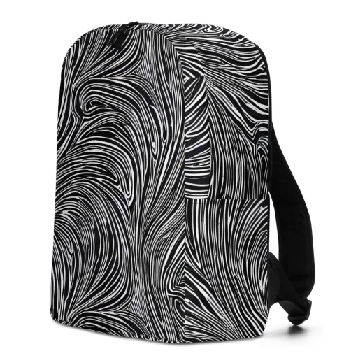 Zebra Vortex on a Minimalist Backpack
