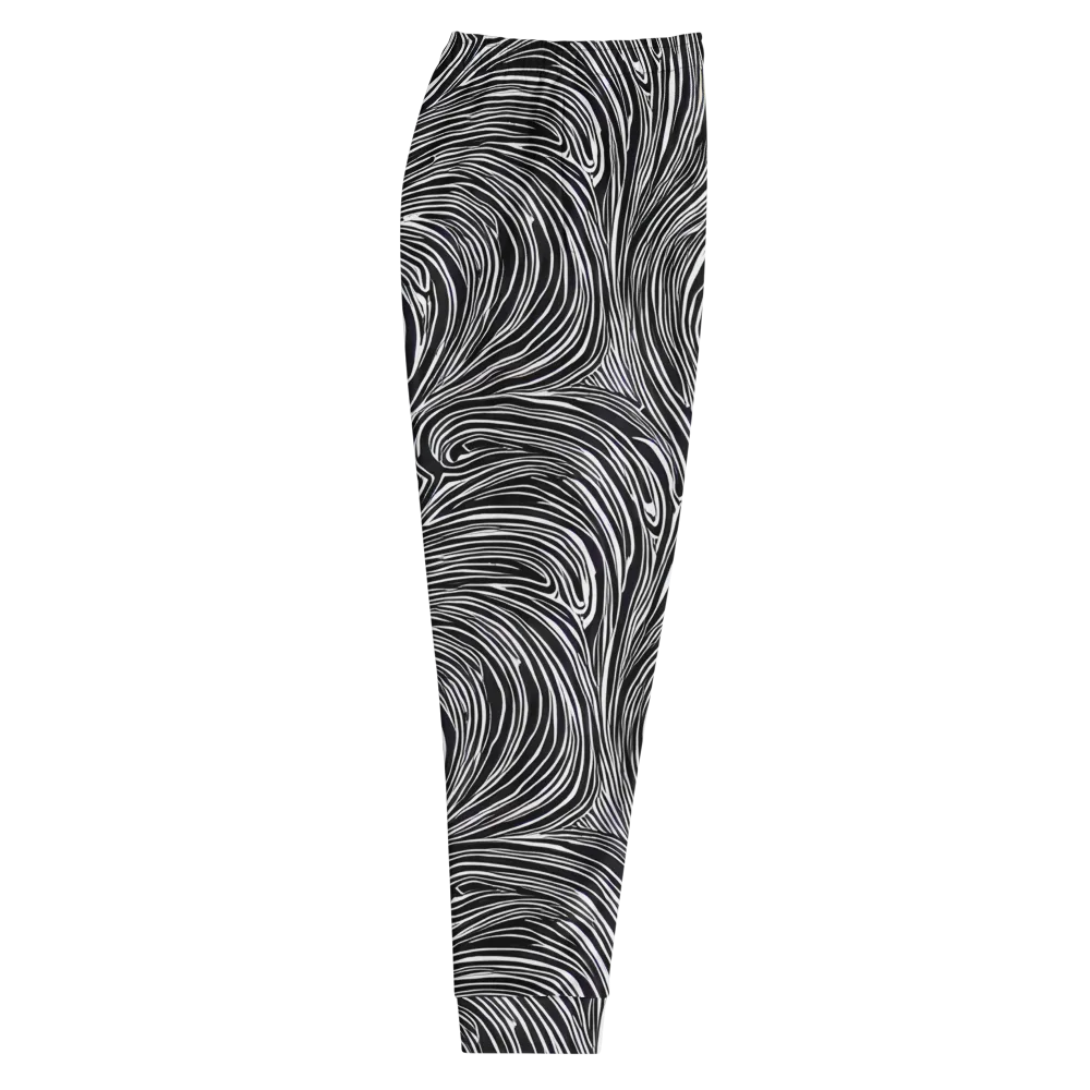 Zebra Vortex on Men's Joggers — Right