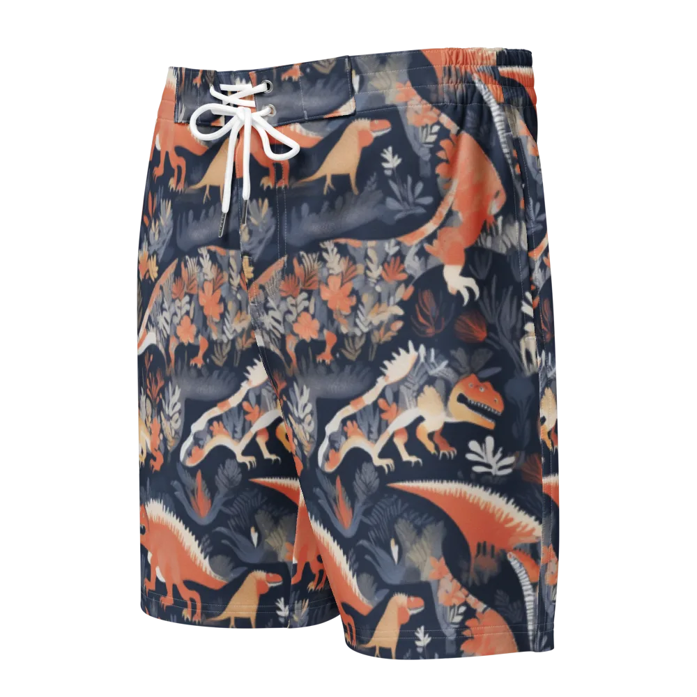 Fossil Garden on Men's Board Shorts — Front