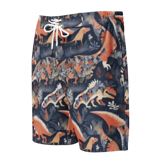 Fossil Garden on a Men's Board Shorts