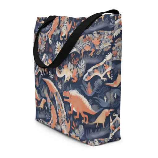 Fossil Garden on a Large Tote Bag W/ Pocket