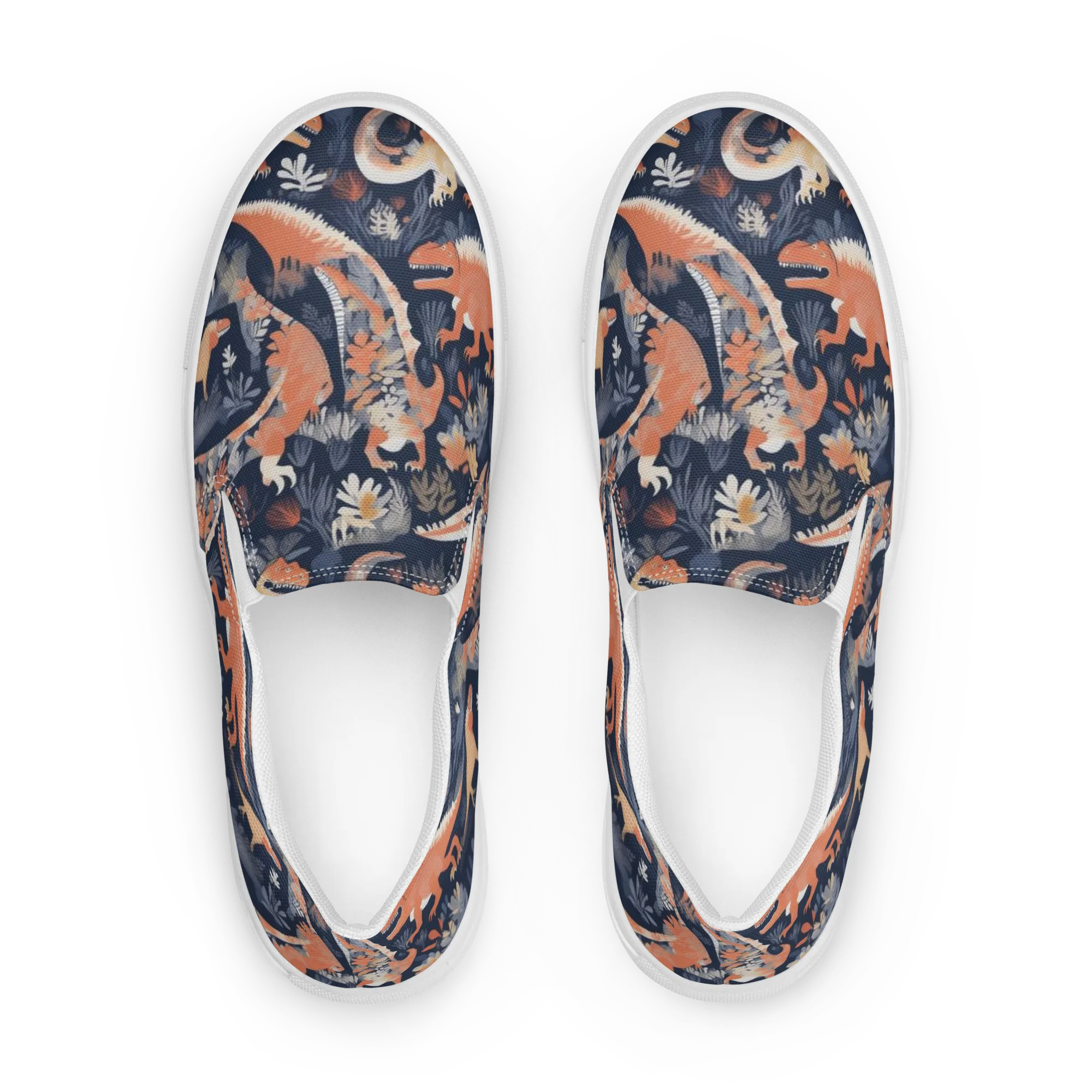 Fossil Garden on Women's Slip-On Canvas Shoes — Front