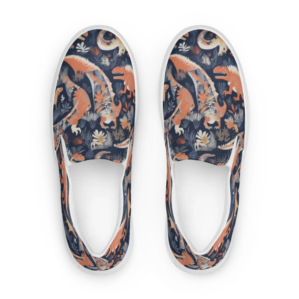 Fossil Garden on Women's Slip-On Canvas Shoes — Front