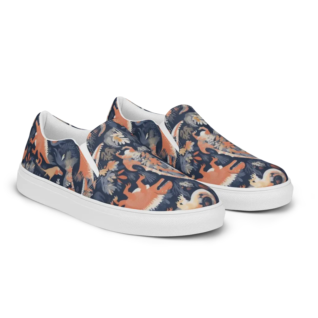 Fossil Garden on Women's Slip-On Canvas Shoes — Right Front