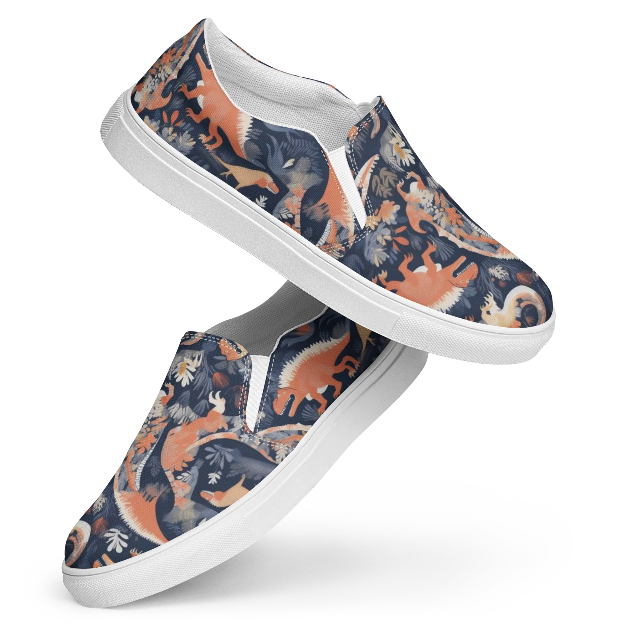 Fossil Garden on Women's Slip-On Canvas Shoes — Front
