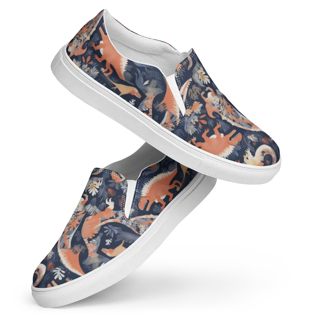 Fossil Garden on Women's Slip-On Canvas Shoes — Front
