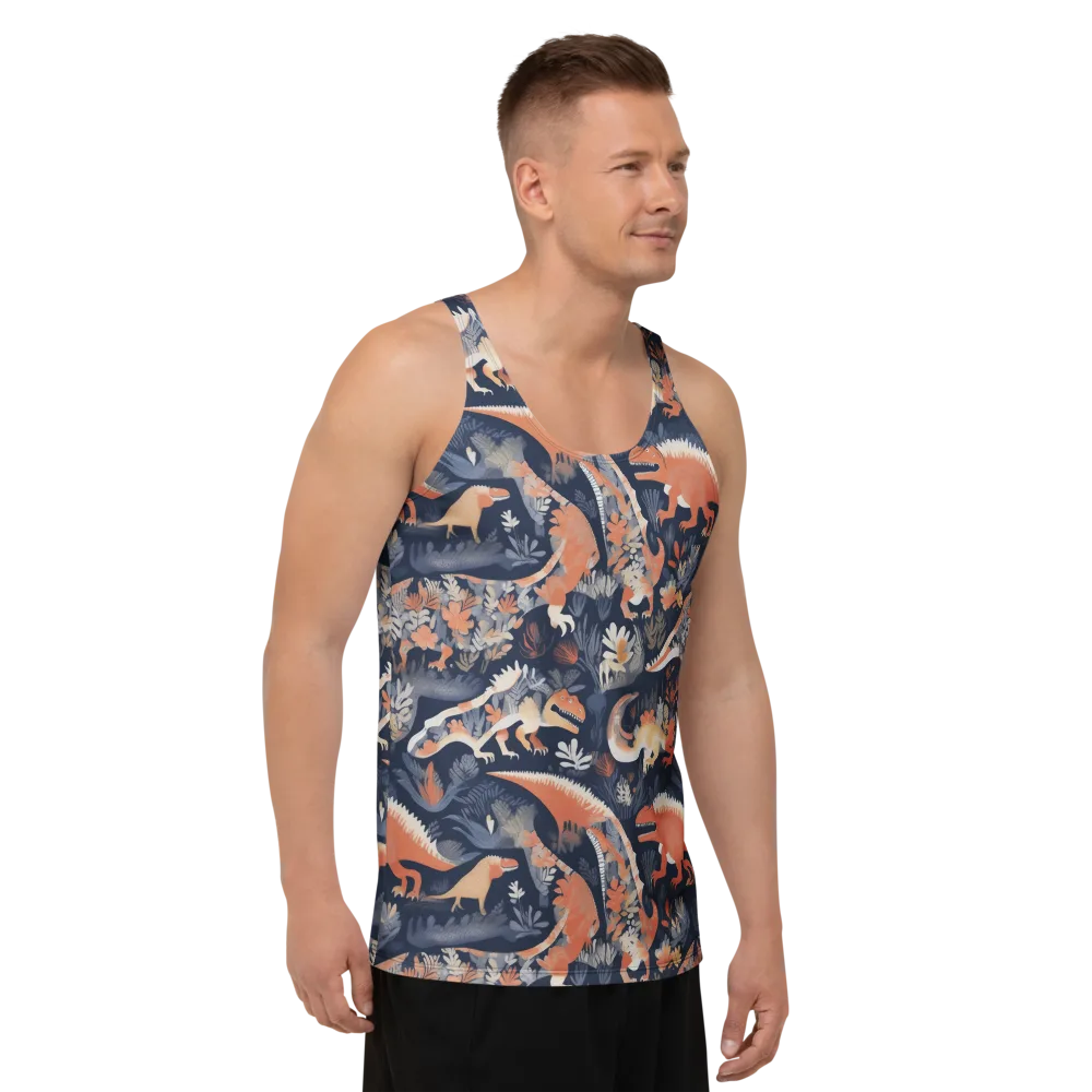 Fossil Garden on Men's Tank Top — Right Front