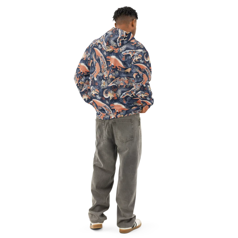 Fossil Garden on Cotton Hoodie — Back