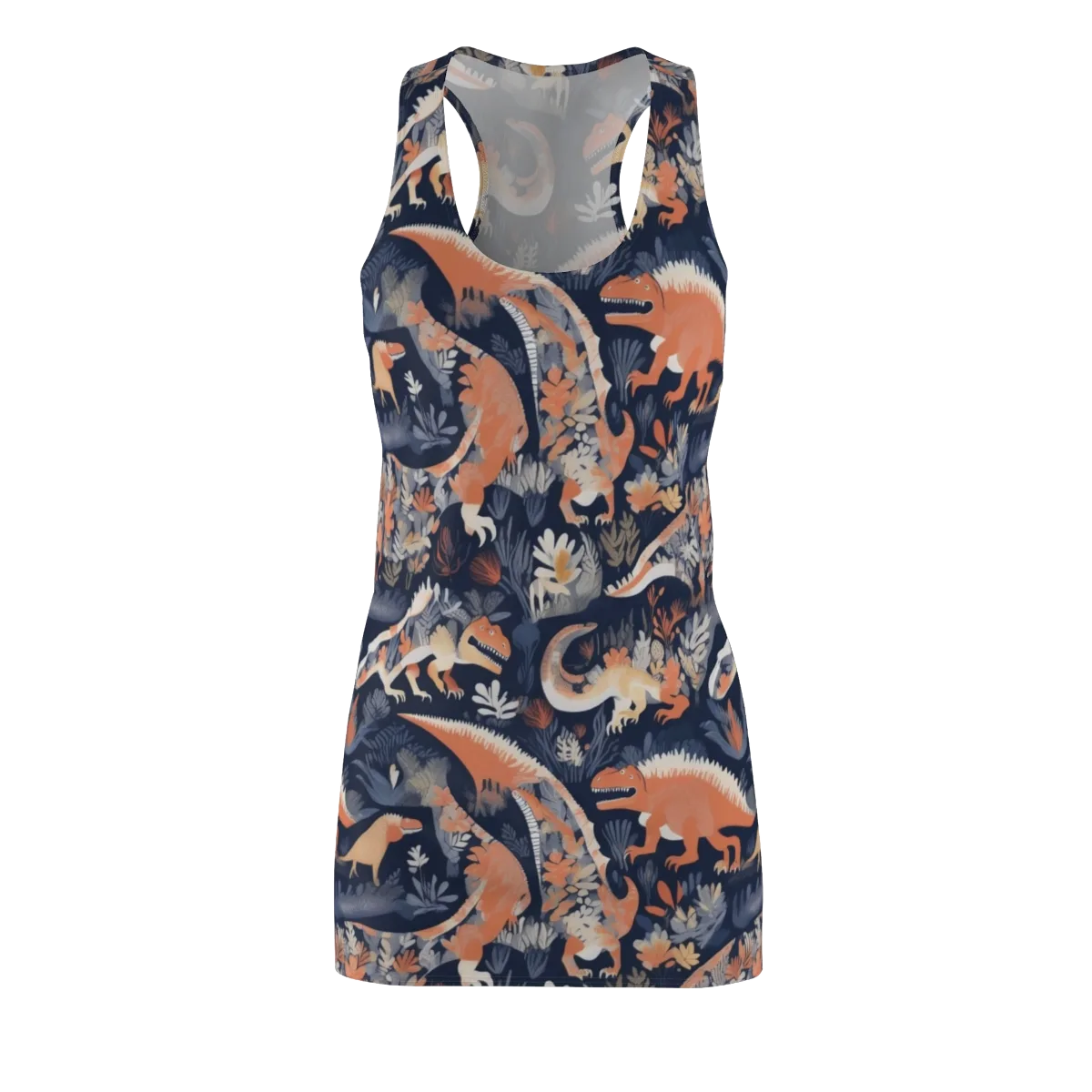 Fossil Garden on Racerback Dress — Front