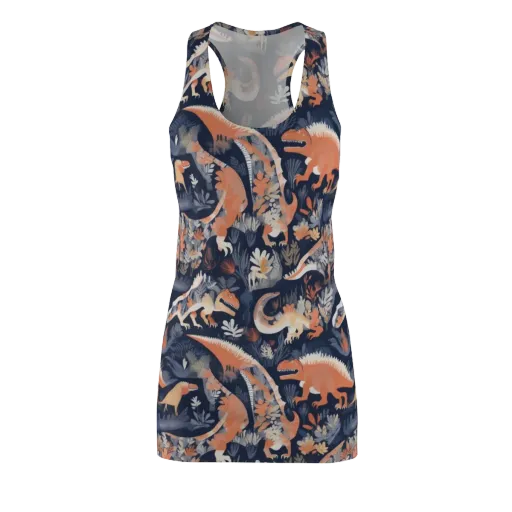 Fossil Garden on a Racerback Dress