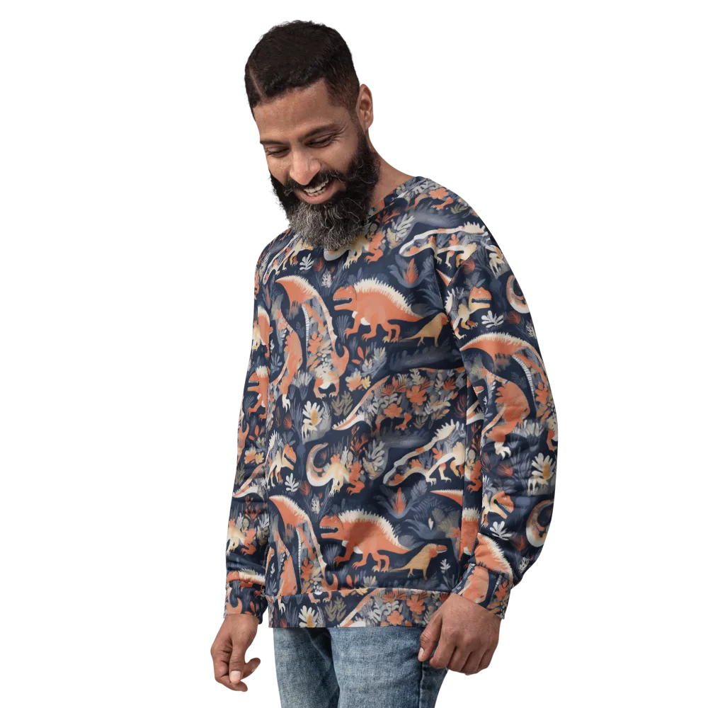 Fossil Garden on Sweatshirt — Left Front