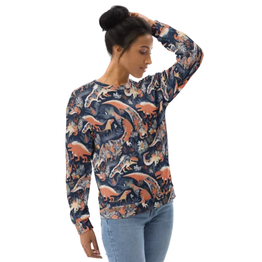 Fossil Garden on a Sweatshirt