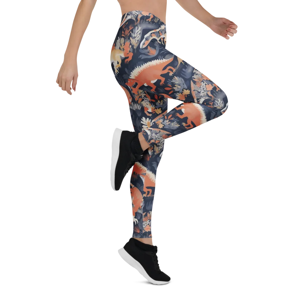 Fossil Garden on Leggings — Right