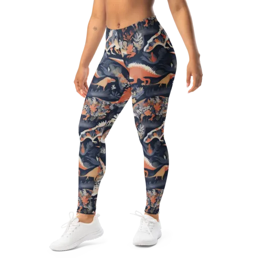 Fossil Garden on a Leggings