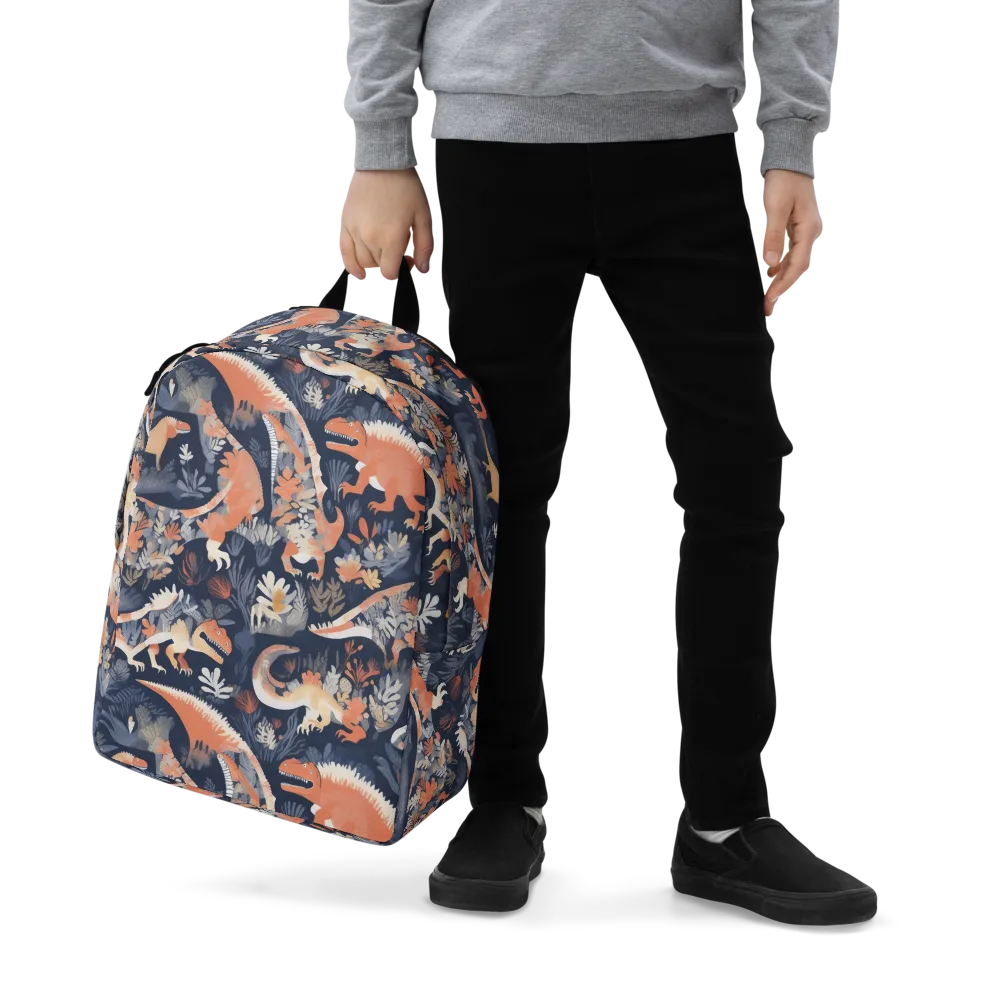 Fossil Garden on Minimalist Backpack — Zoomed-in