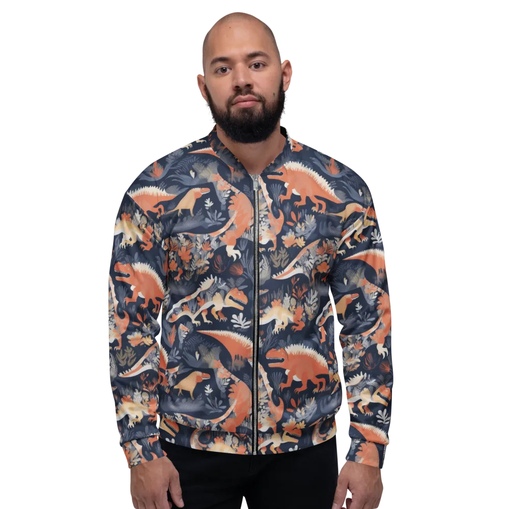 Fossil Garden on Bomber Jacket — Front