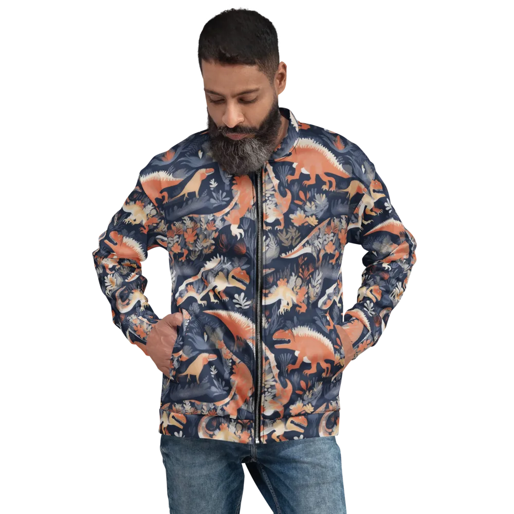 Fossil Garden on Bomber Jacket — Front