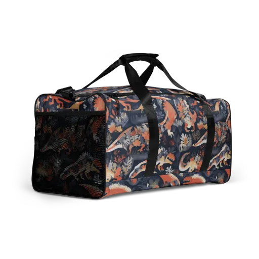 Fossil Garden on a Duffle Bag