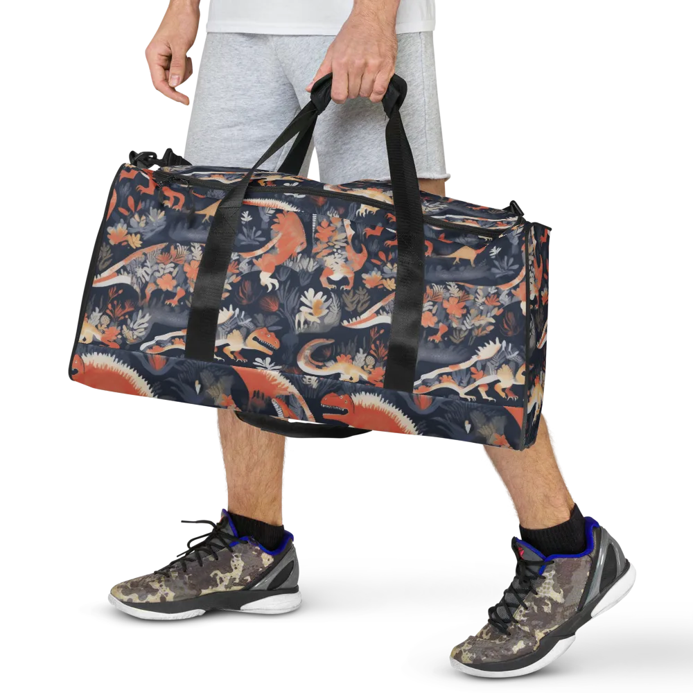 Fossil Garden on Duffle Bag — Front
