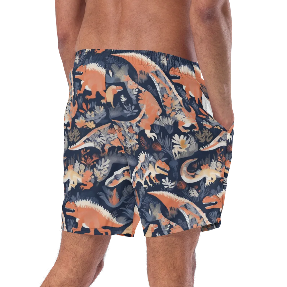 Fossil Garden on Swim Trunks — Right Back