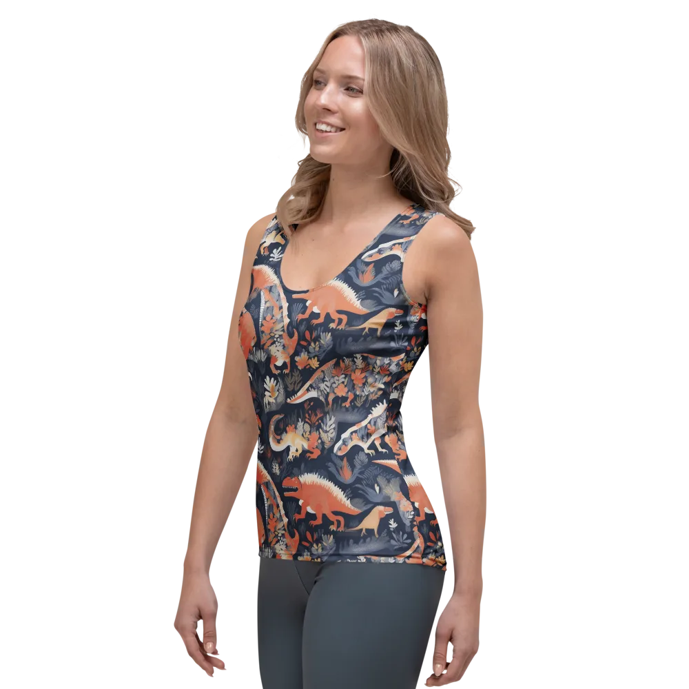 Fossil Garden on Women's Tank Top — Left Front