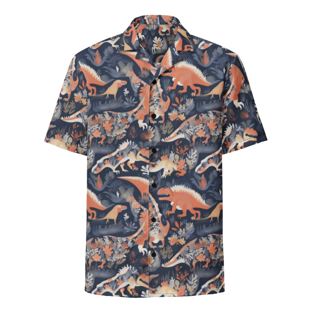 Fossil Garden on Button Shirt — Front