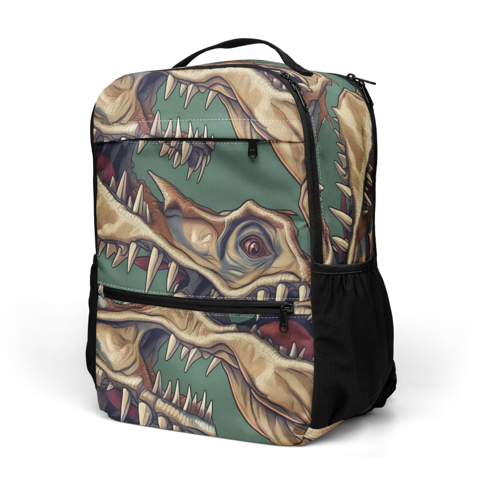 Cretaceous Clash on Utility Backpack — Left Front