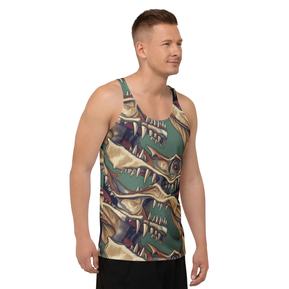 Cretaceous Clash on Men's Tank Top — Right Front