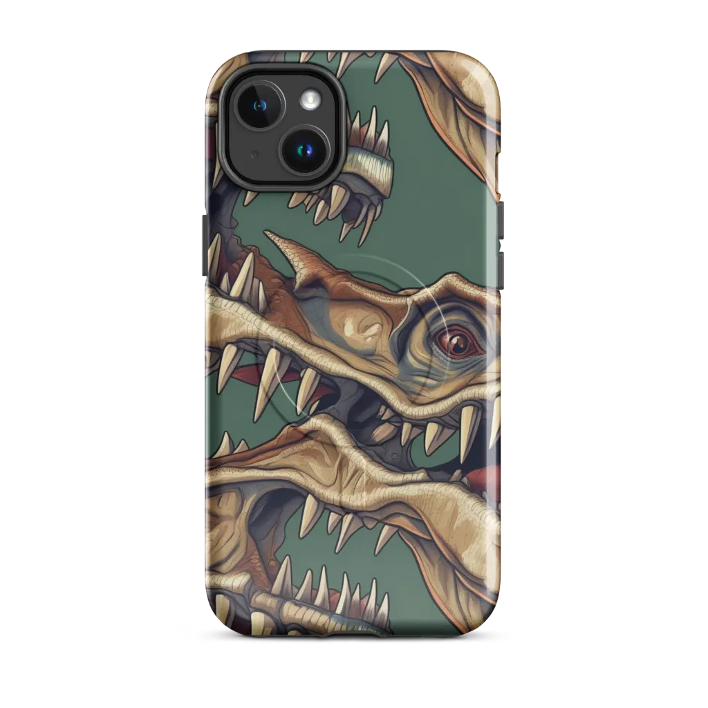 Cretaceous Clash on MagSafe Tough Case for iPhone® — Front