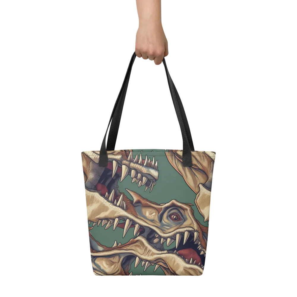 Cretaceous Clash on Tote Bag — Front