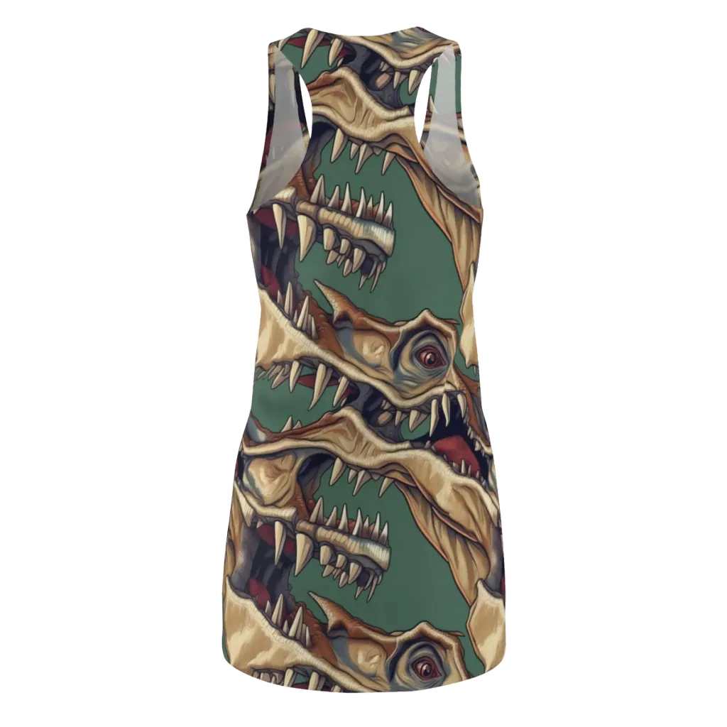 Cretaceous Clash on Racerback Dress — Back
