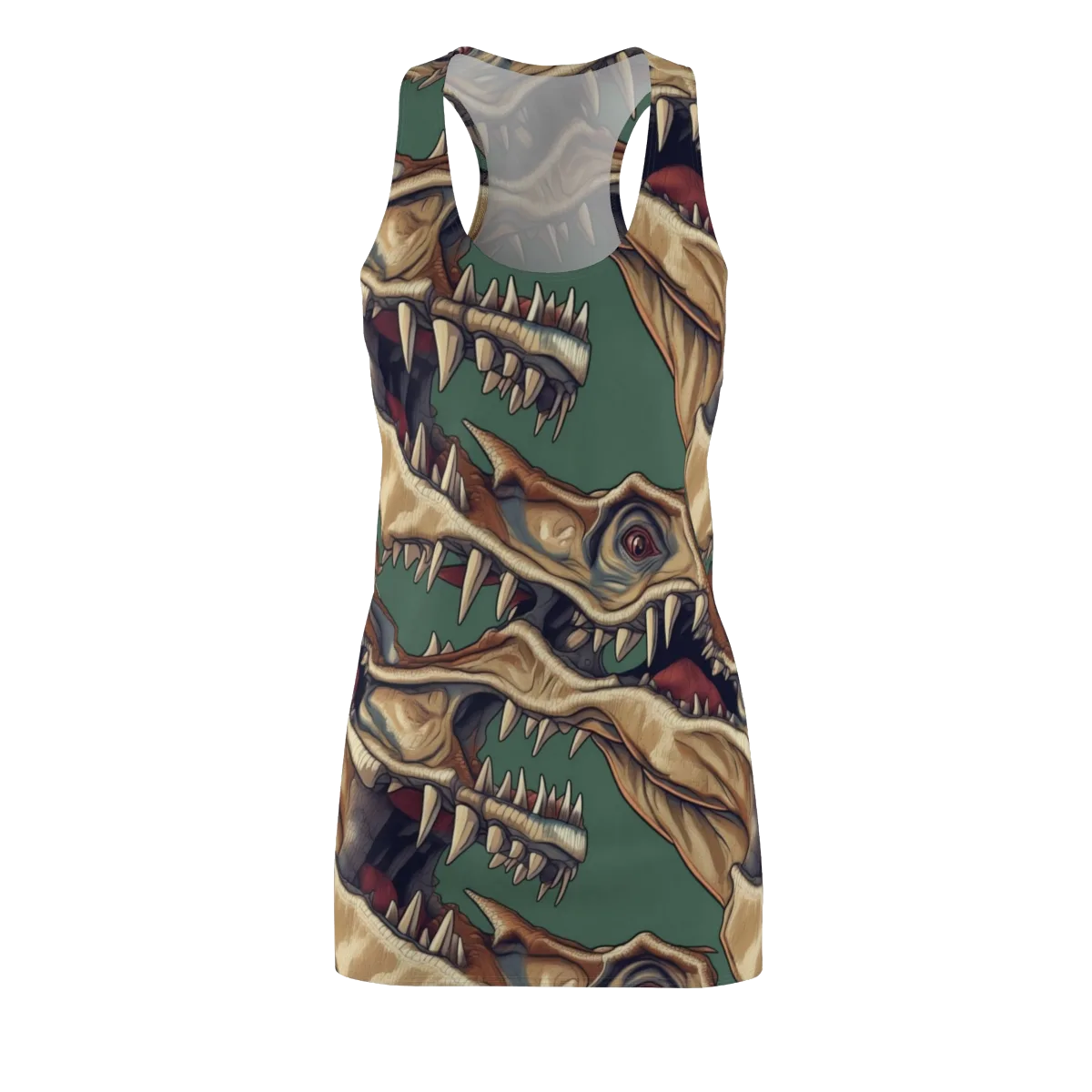 Cretaceous Clash on Racerback Dress — Front