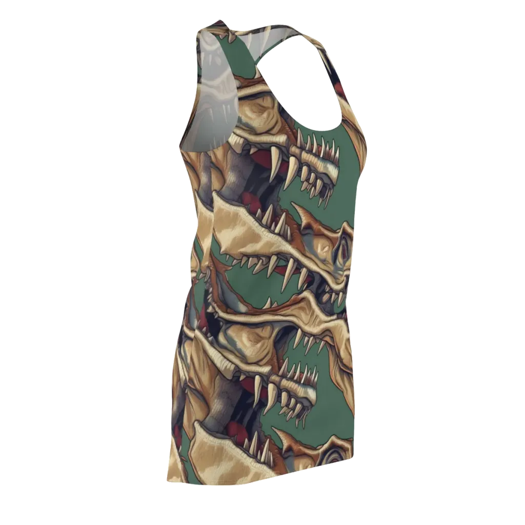 Cretaceous Clash on Racerback Dress — Front Side