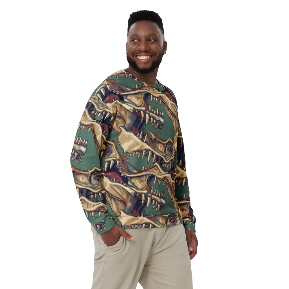 Cretaceous Clash on Sweatshirt — Front