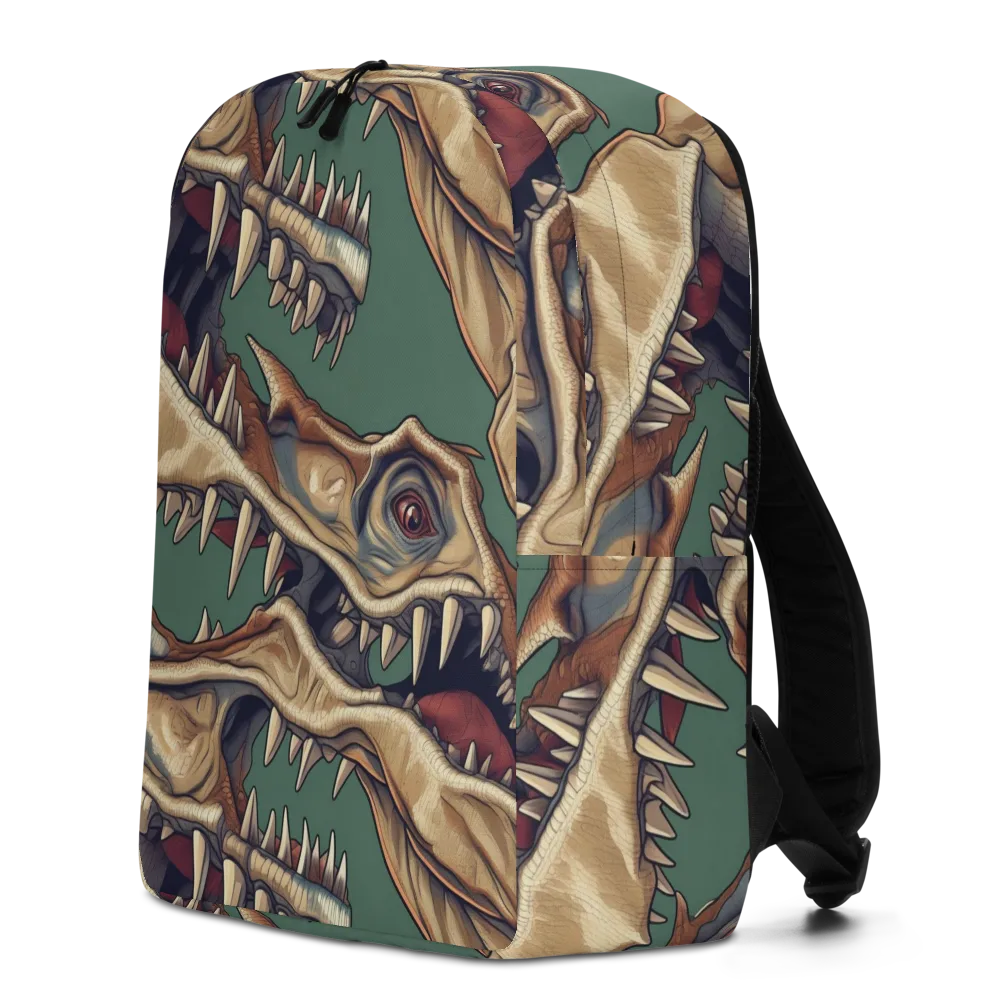 Cretaceous Clash on Minimalist Backpack — Left