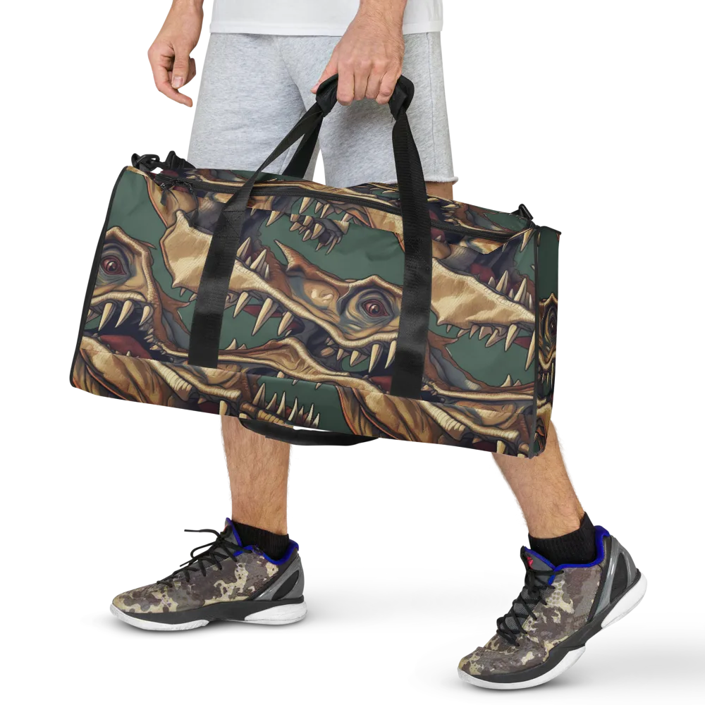 Cretaceous Clash on Duffle Bag — Front