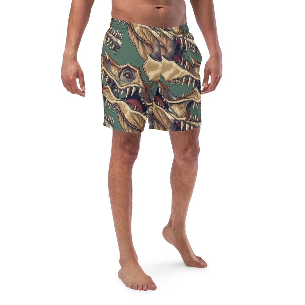 Cretaceous Clash on Swim Trunks — Front