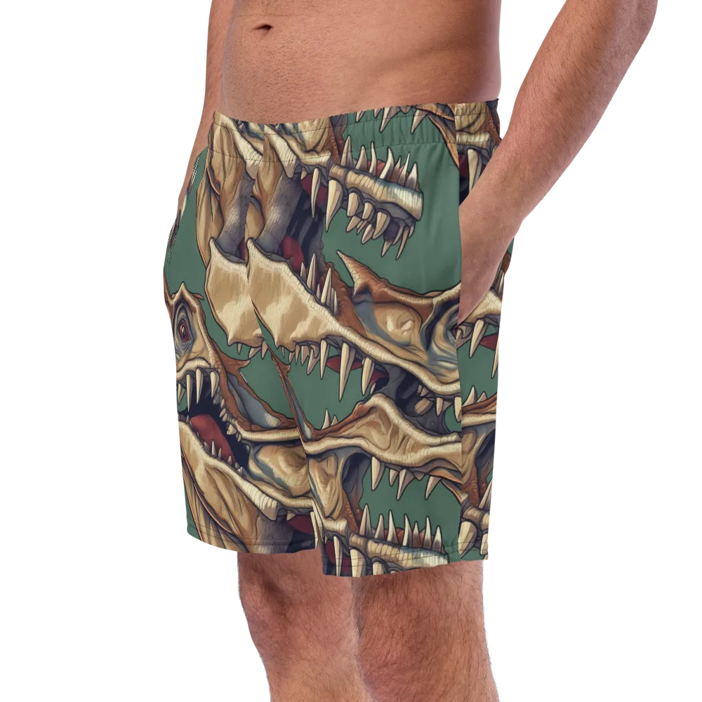 Cretaceous Clash on Swim Trunks — Left Front