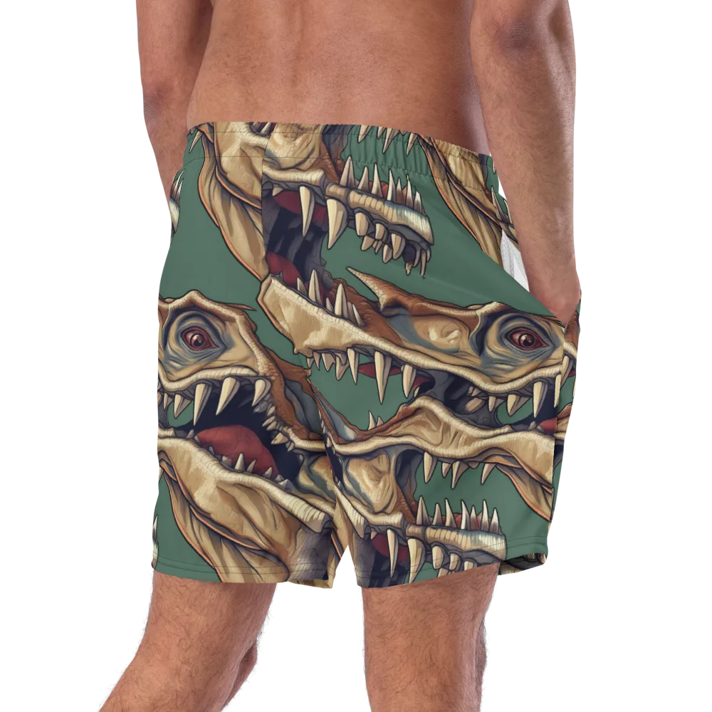 Cretaceous Clash on Swim Trunks — Right Back