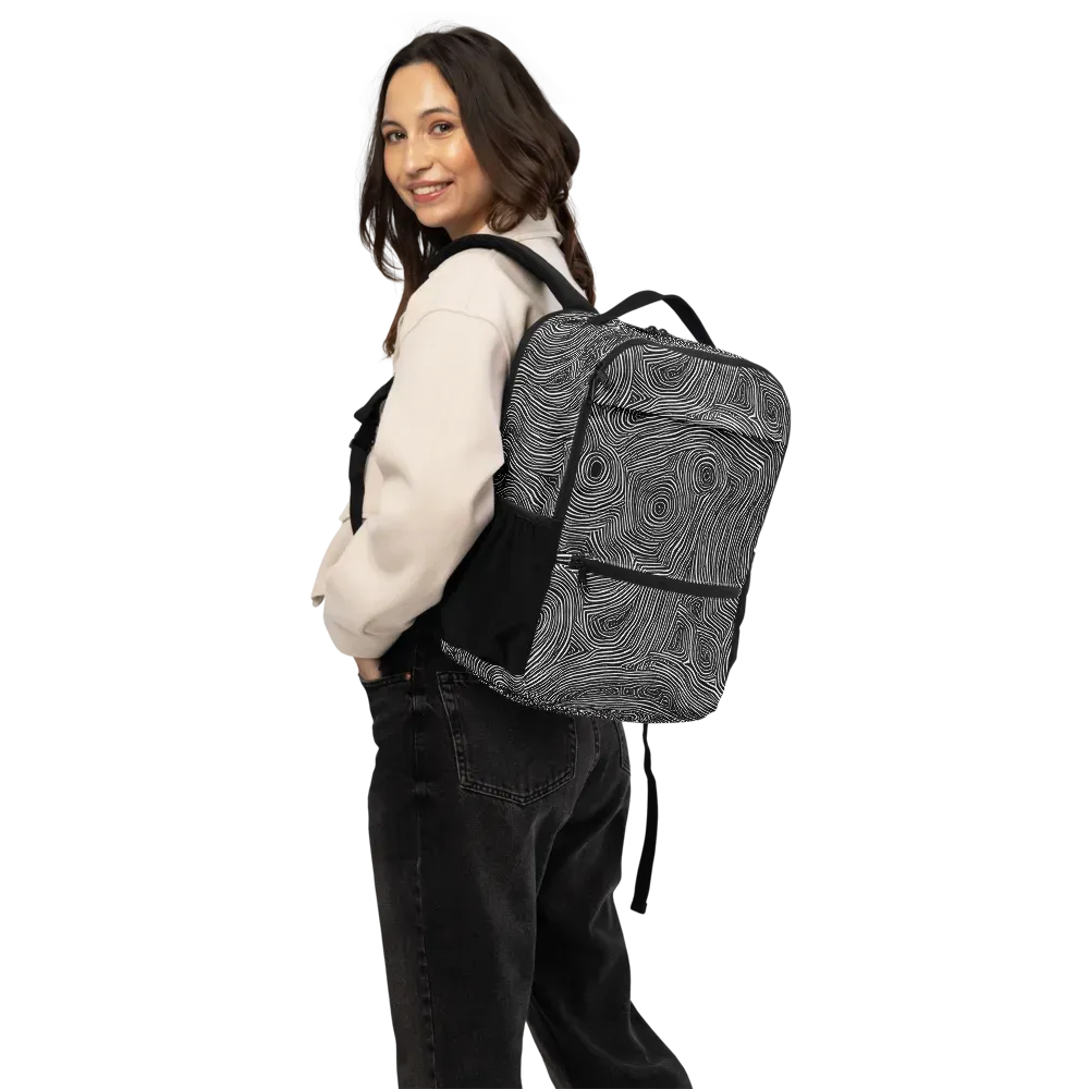 Inkwood Orbit on Utility Backpack — Back